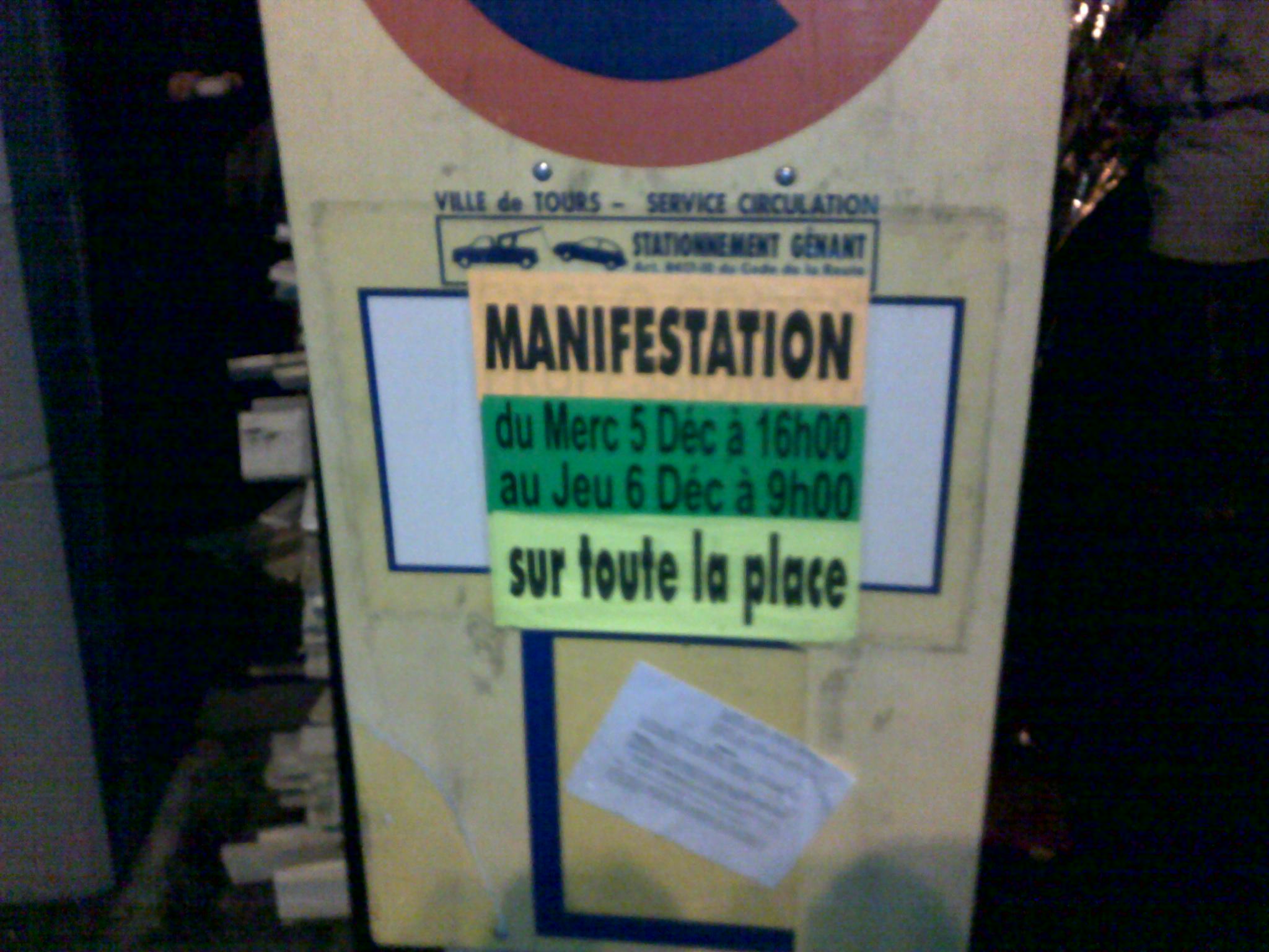 Nuit du 3 décembre 2012